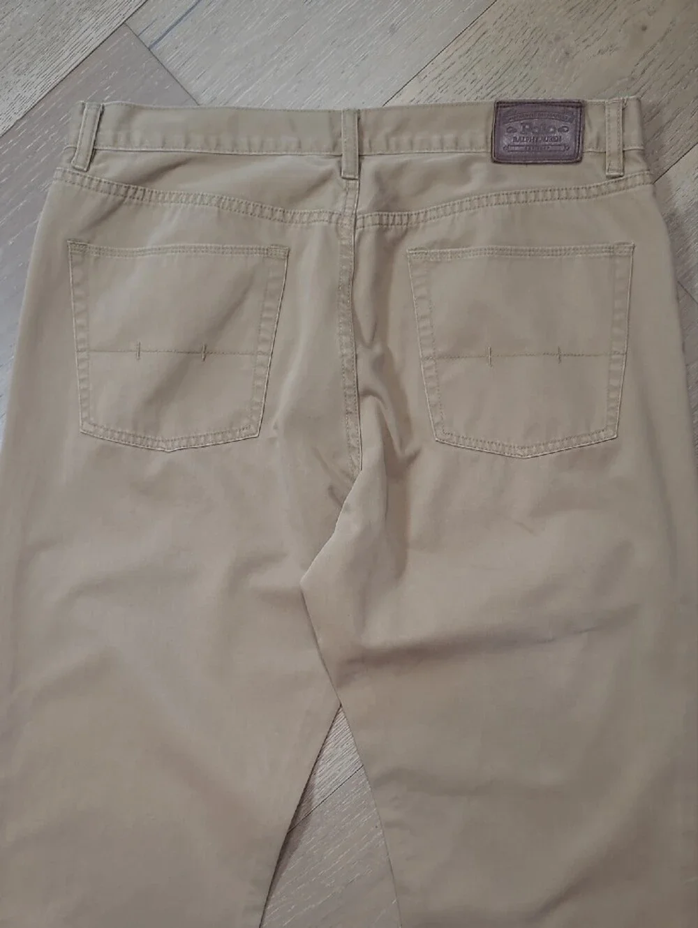 Polo Ralph Lauren Jeans Men's sz 36*/32* 650 Straight Leg Light Brown Pants